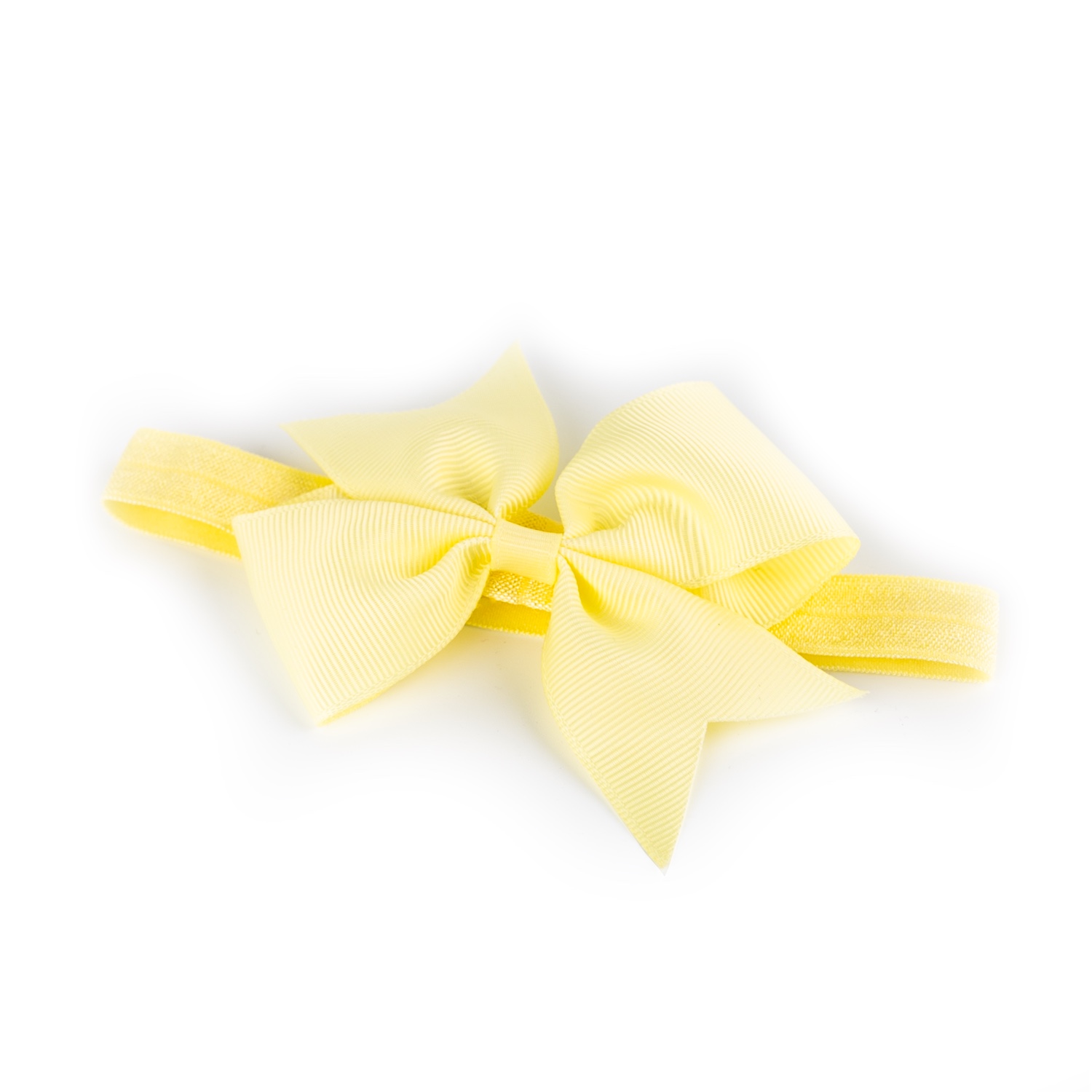 Busy Lizzie - Haarband - Schleife - Hellgelb