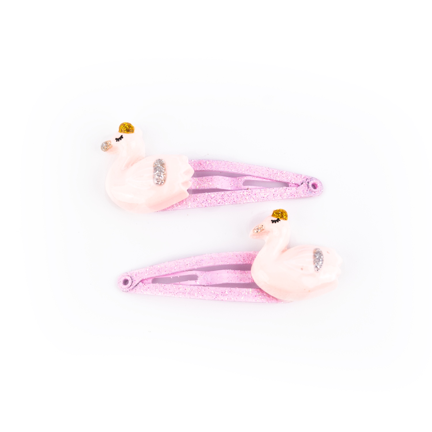 Busy Lizzie - Schnapphaarspangen - Schwäne