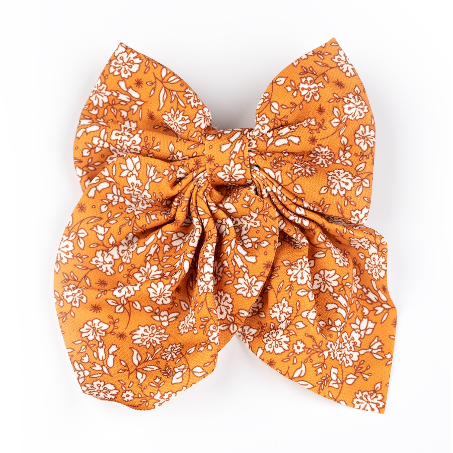 BSL301585 Busy Lizzie - Clip - Schleife - Blumen - Orange – Bild 1