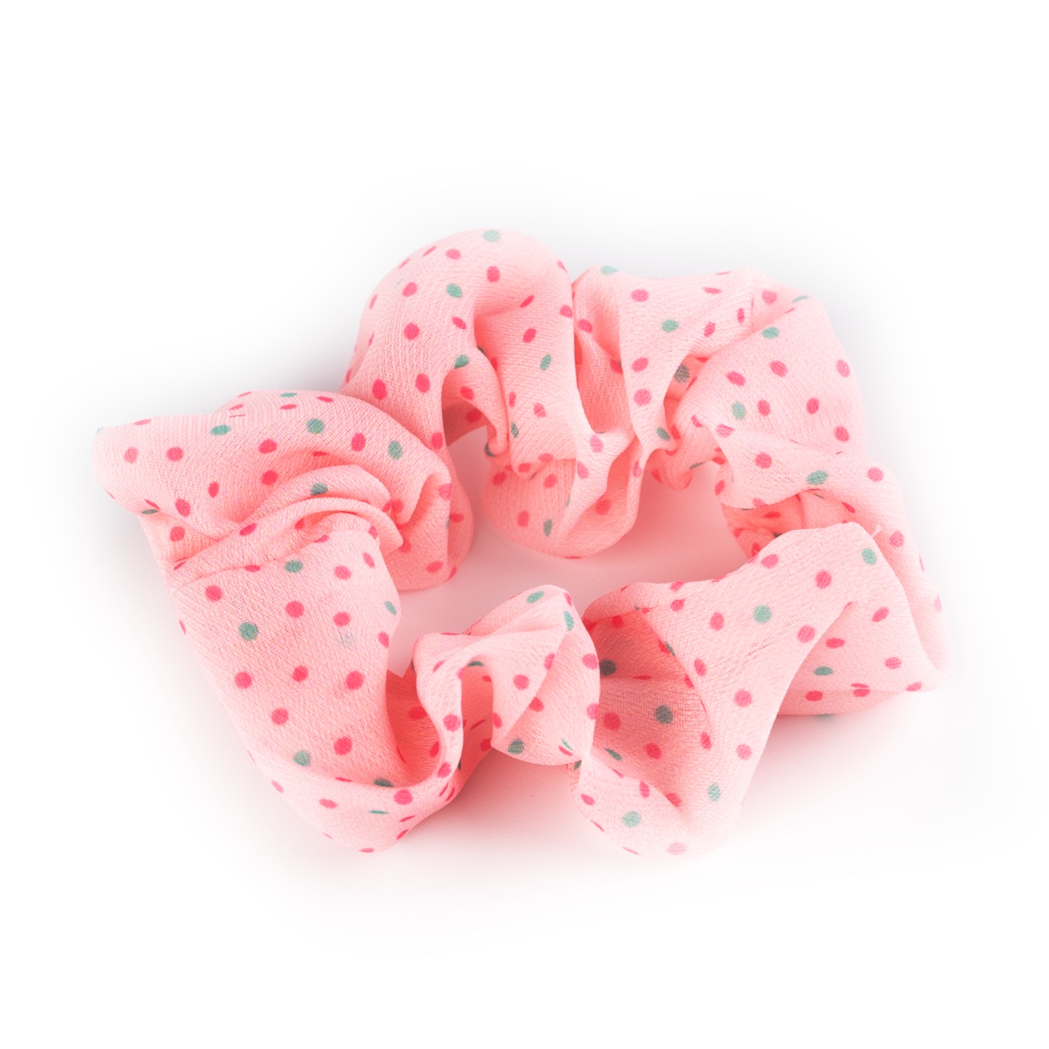 Busy Lizzie - Scrunchie - Punkte - Himbeere