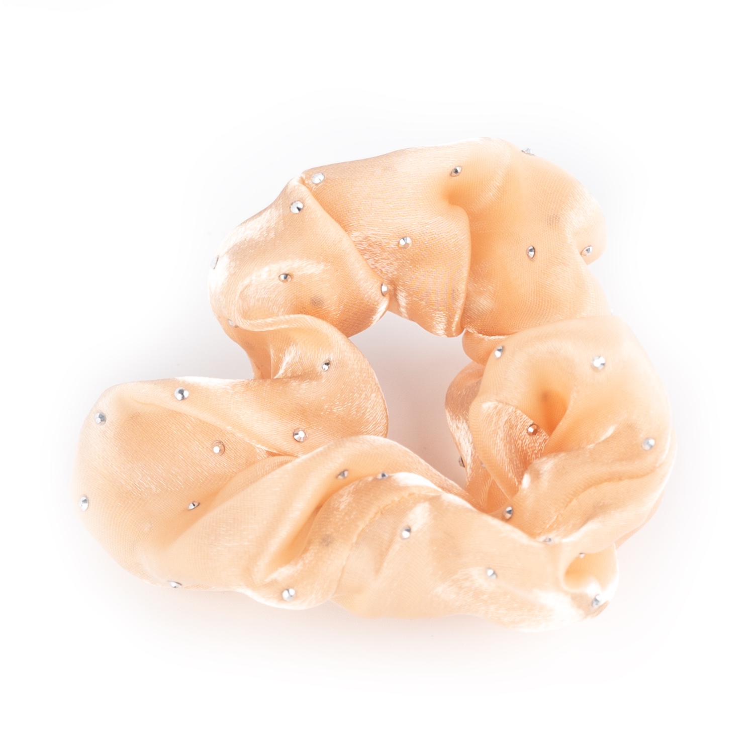 Busy Lizzie - Scrunchie - Seide - Apricot