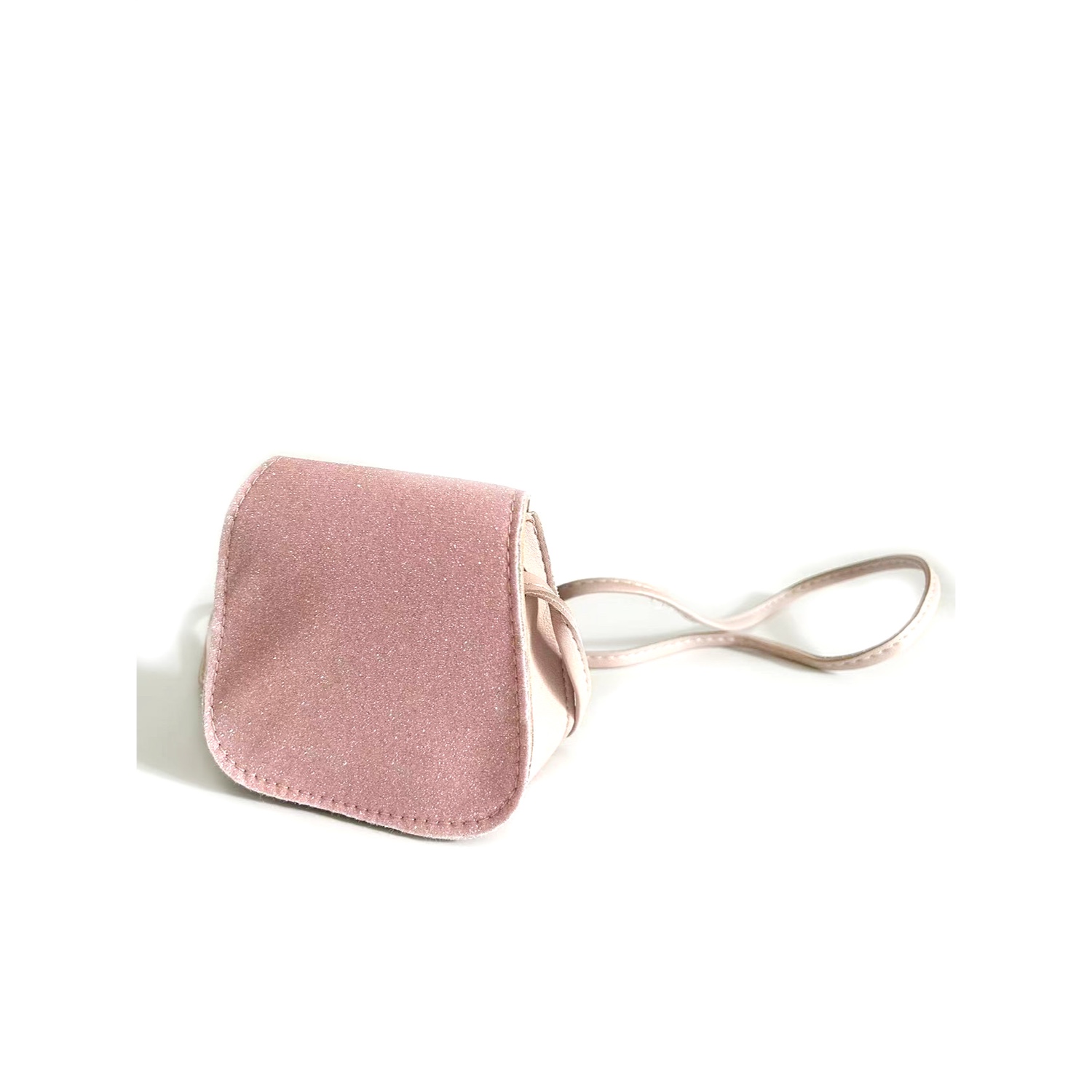 Busy Lizzie - Tasche - Glitzer - Altrosa