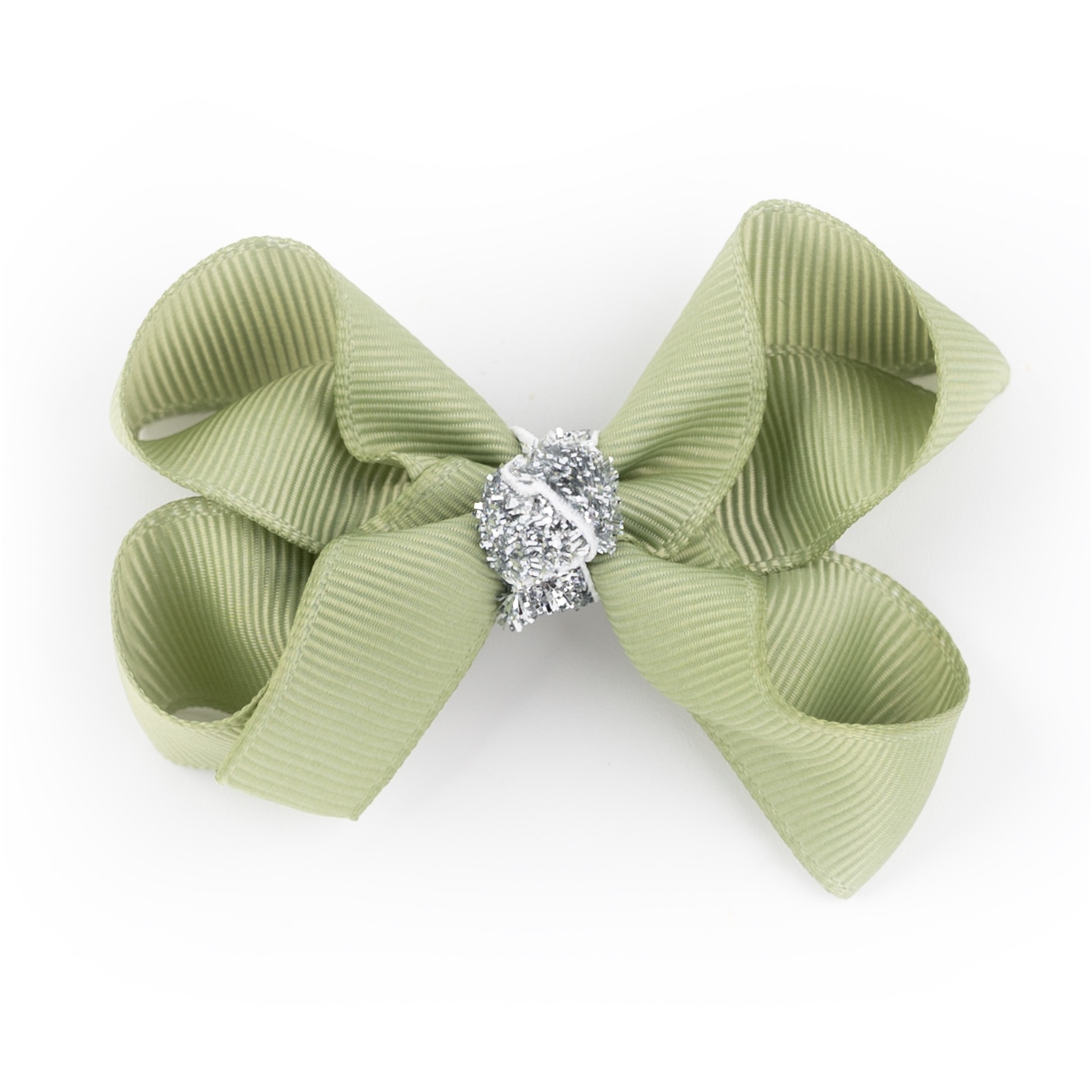 Busy Lizzie - Haarklammer - Schleife - Glitzer - Grün