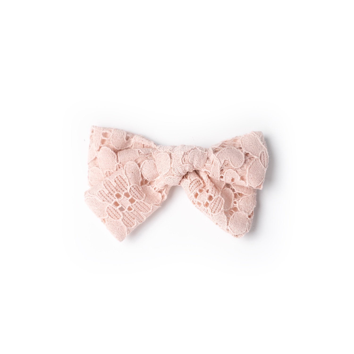 Busy Lizzie - Clip - Kleine Schleife - Spitze - Hellrosa