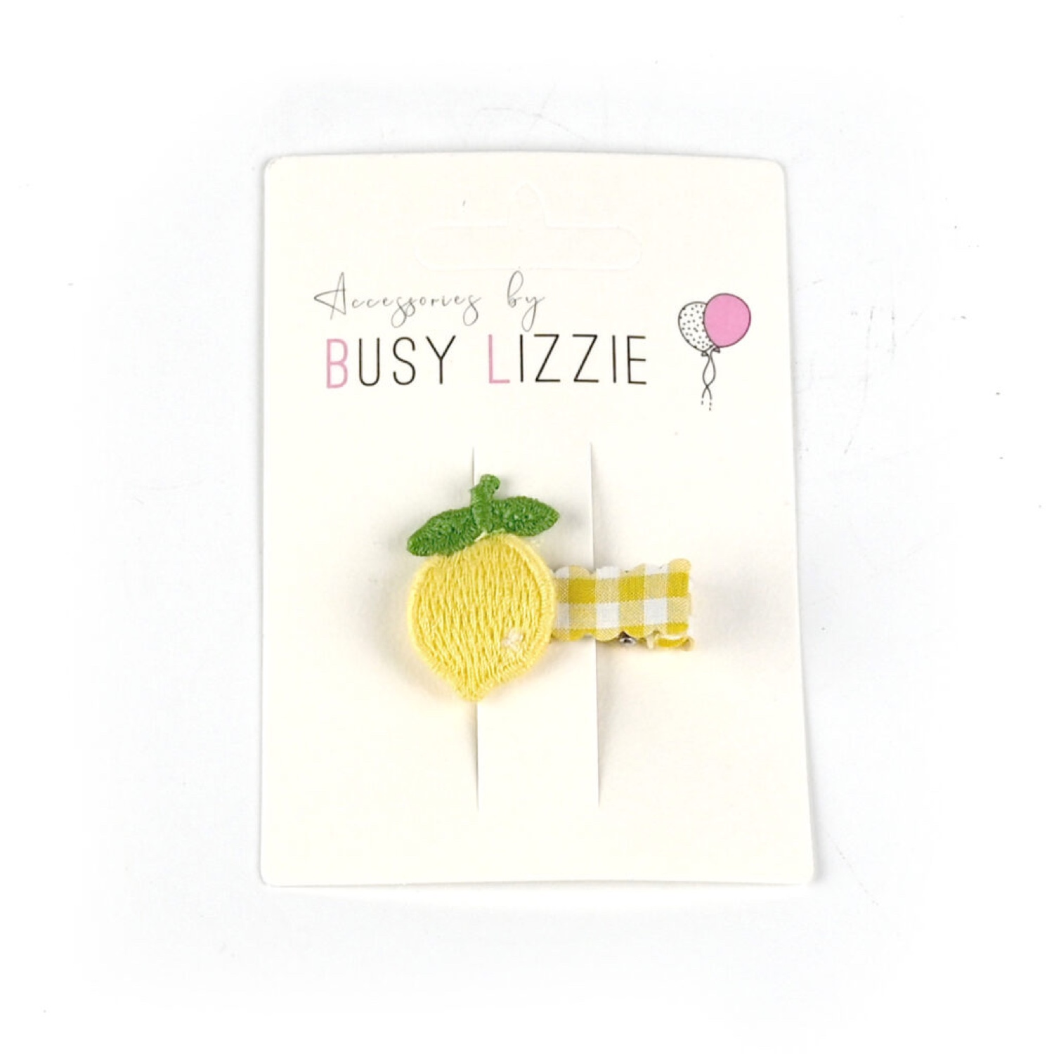 Busy Lizzie - Haarspange - Zitrone