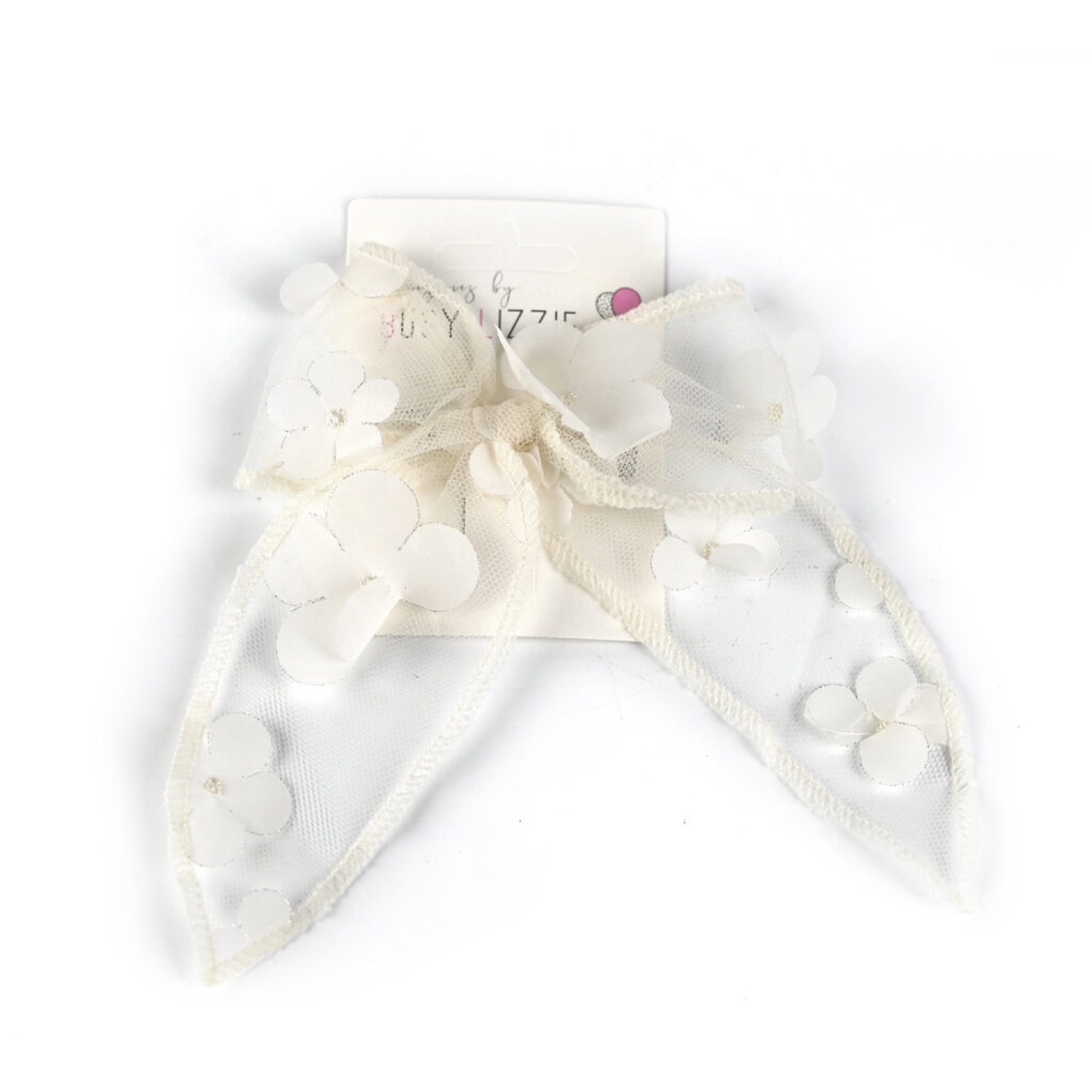 Busy Lizzie - Organza - Blumen - Mittel - Gelb