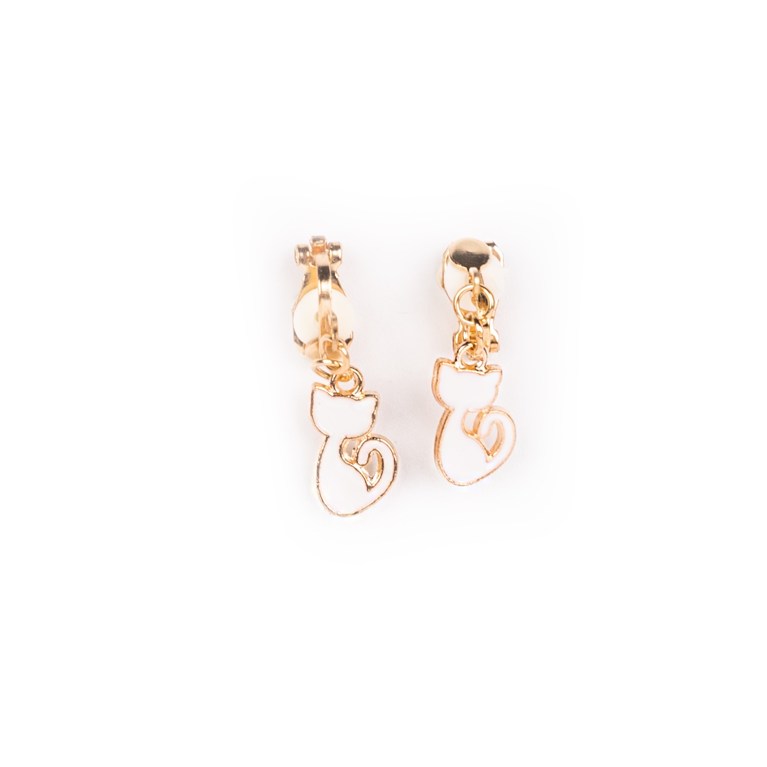 Busy Lizzie - Clip-Ohrringe - Katzen