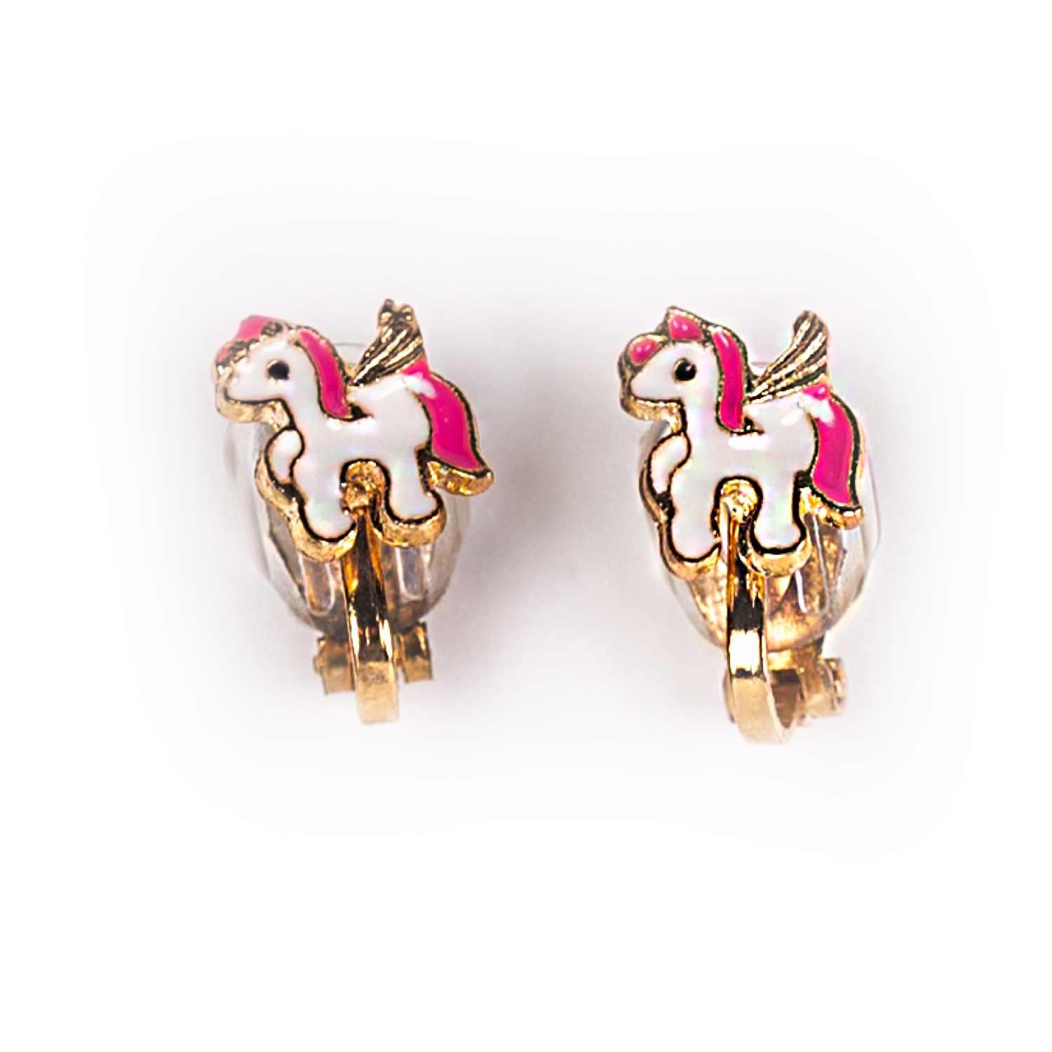 Busy Lizzie - Ohrclips - Einhorn Rosa