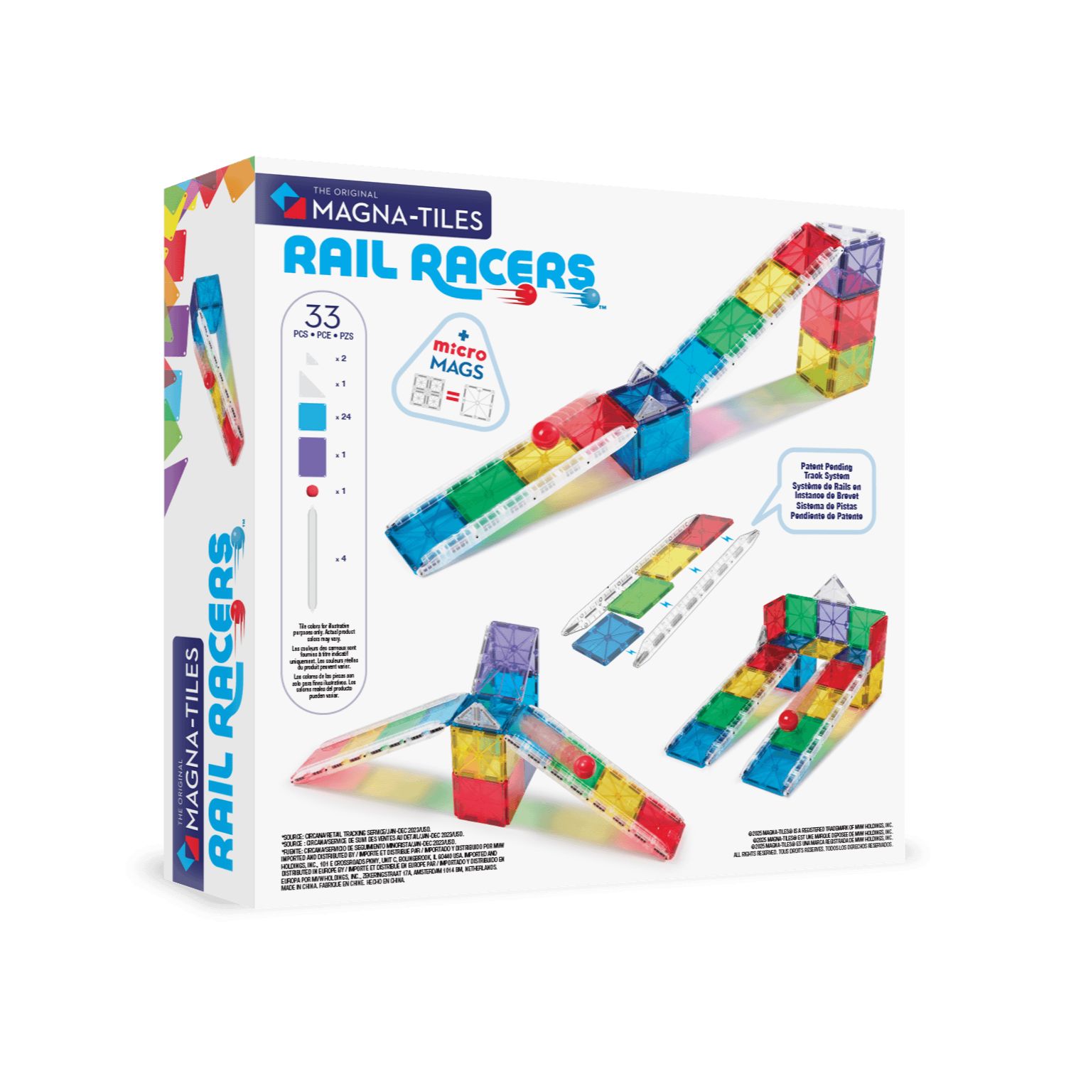 Magna-Tiles® Rail Racers - 33 Teile – Bild 2