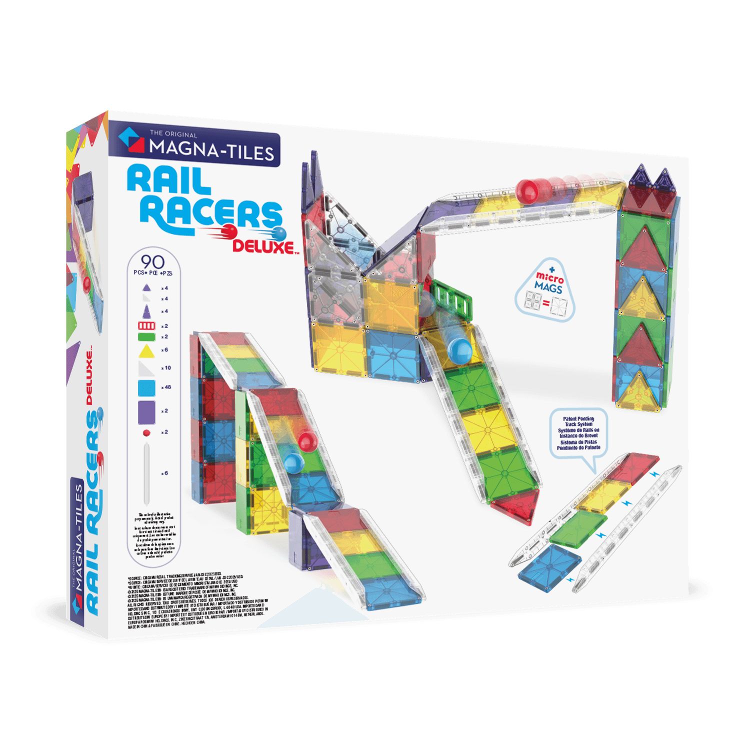 Magna-Tiles® Rail Racers Deluxe - 90 Teile – Bild 2