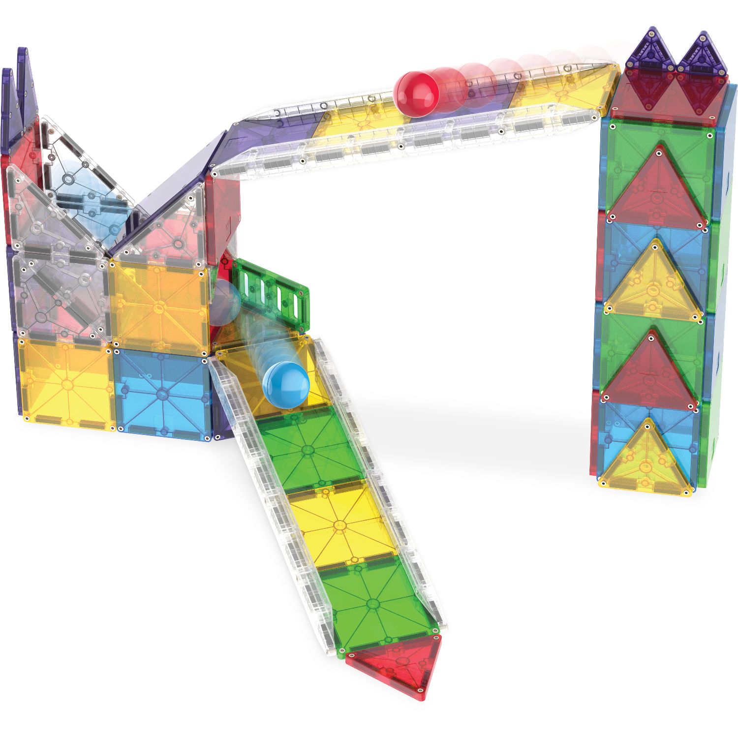 Magna-Tiles® Rail Racers Deluxe - 90 Teile – Bild 3