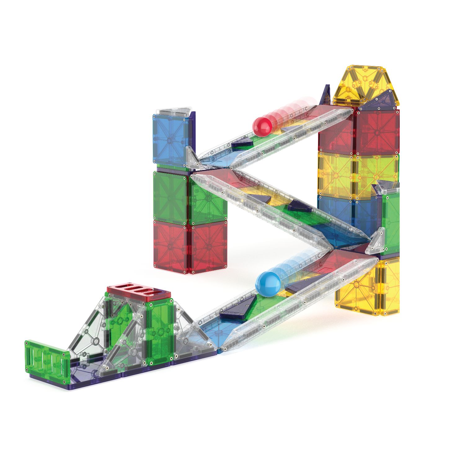 Magna-Tiles® Rail Racers Deluxe - 90 Teile – Bild 5