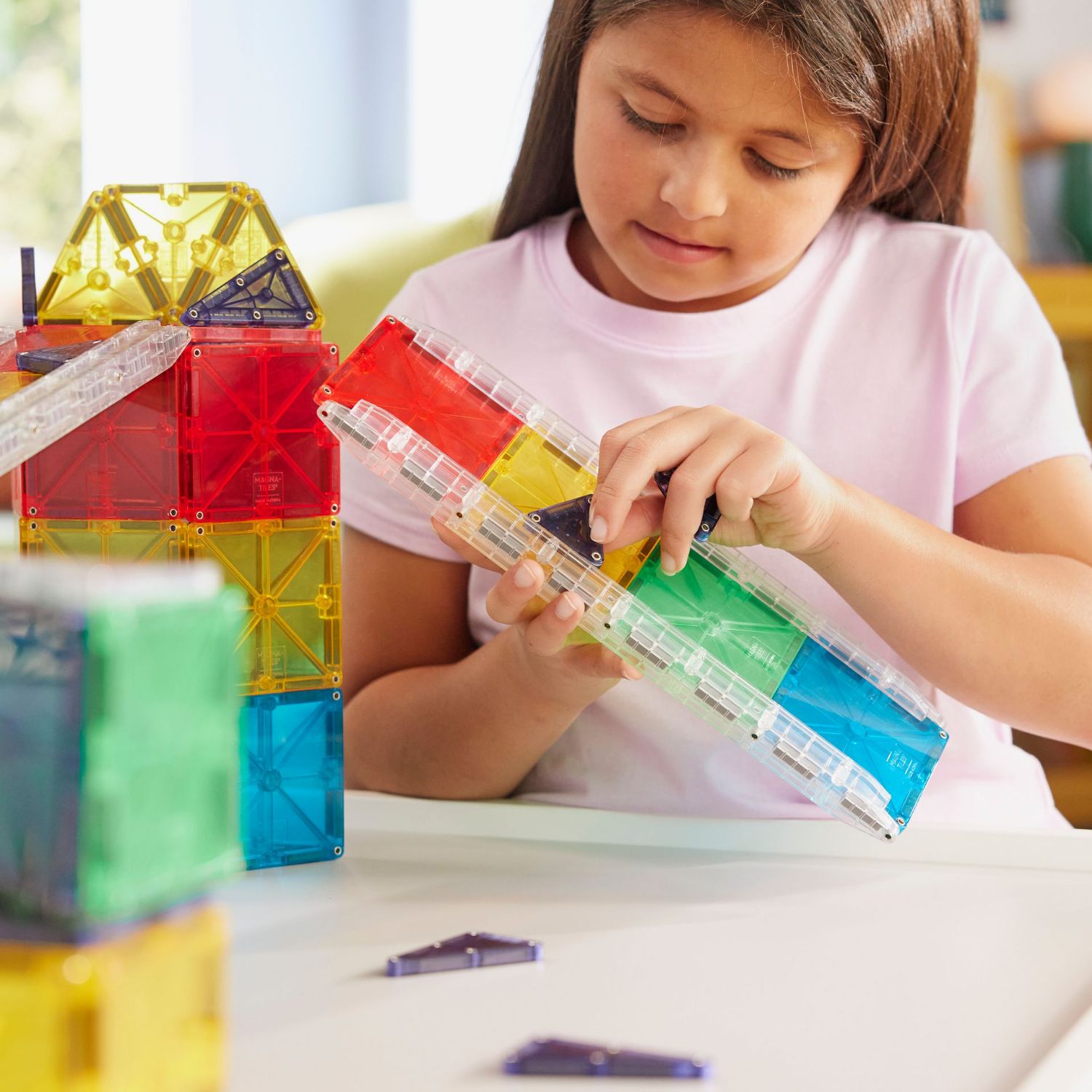 Magna-Tiles® Rail Racers Deluxe - 90 Teile – Bild 8