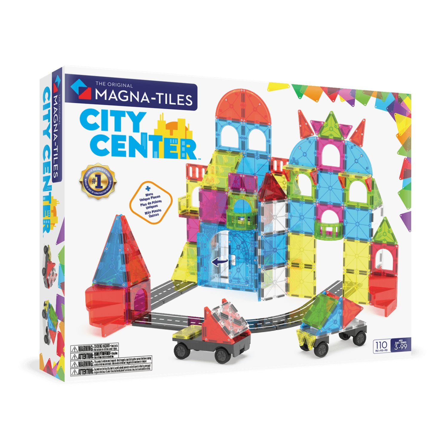 Magna-Tiles® City Center - 110 Teile