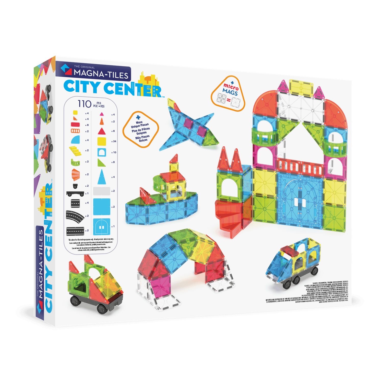 Magna-Tiles® City Center - 110 Teile – Bild 2