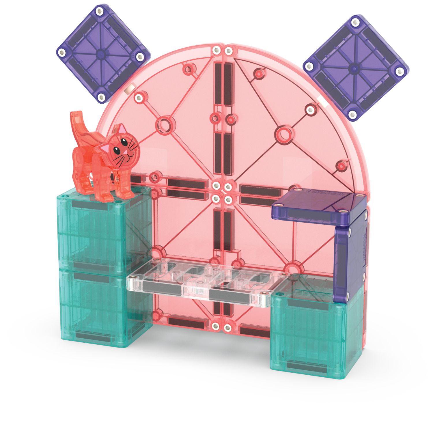 Magna-Tiles® Cat Tree​ - 13 Teile – Bild 3