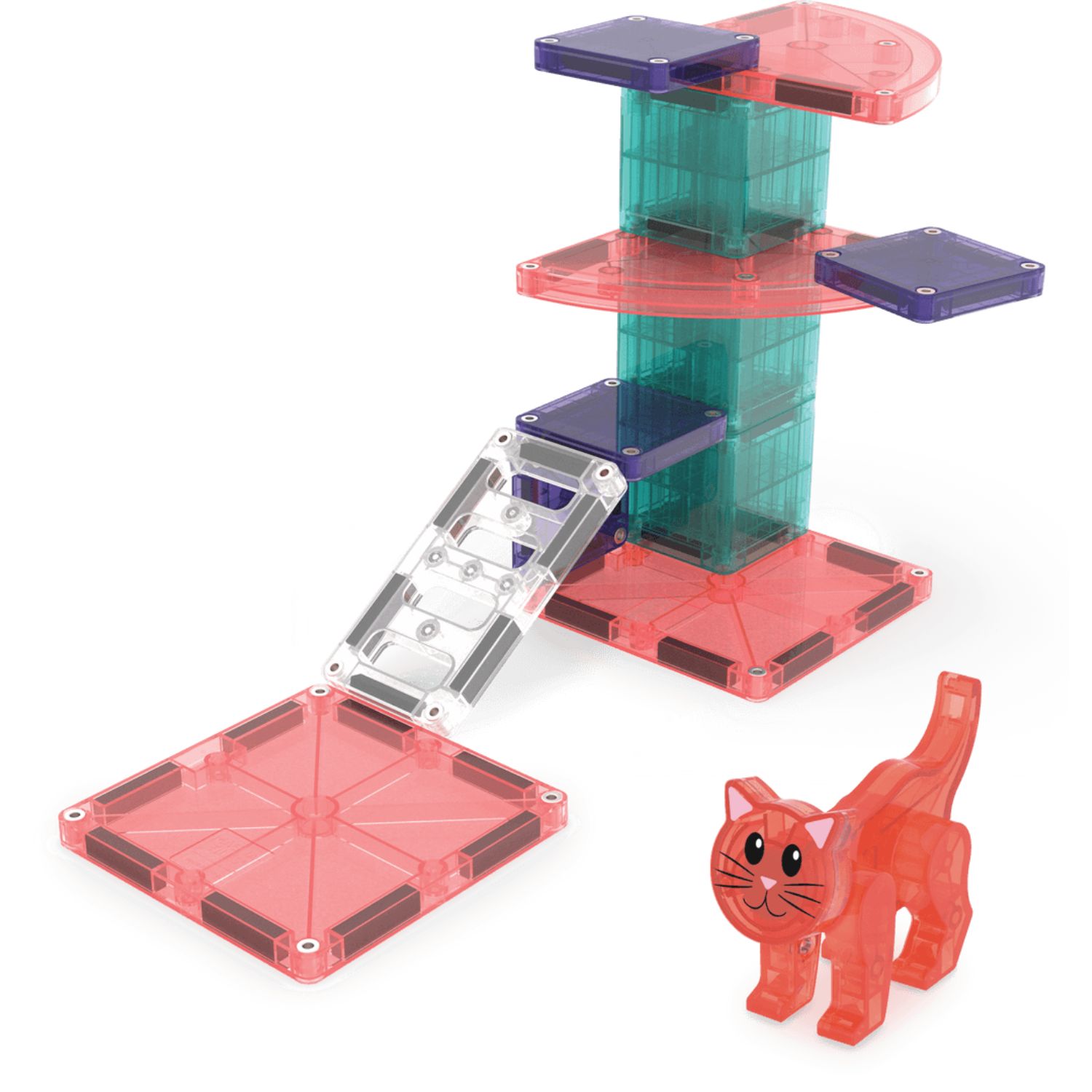 Magna-Tiles® Cat Tree​ - 13 Teile – Bild 4