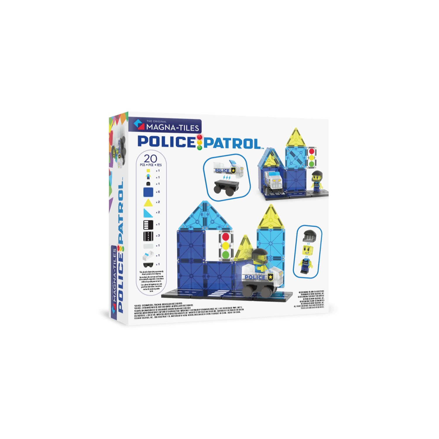 Magna-Tiles® Police Patrol - 20 Teile – Bild 2