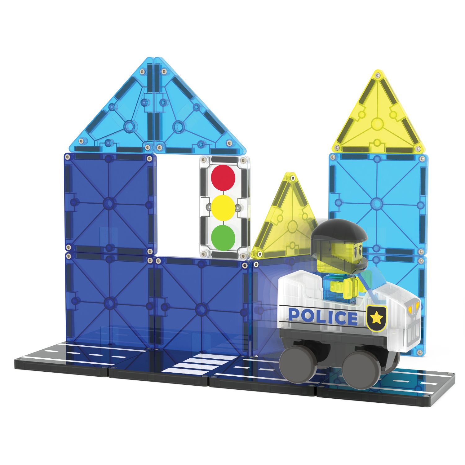 Magna-Tiles® Police Patrol - 20 Teile – Bild 3