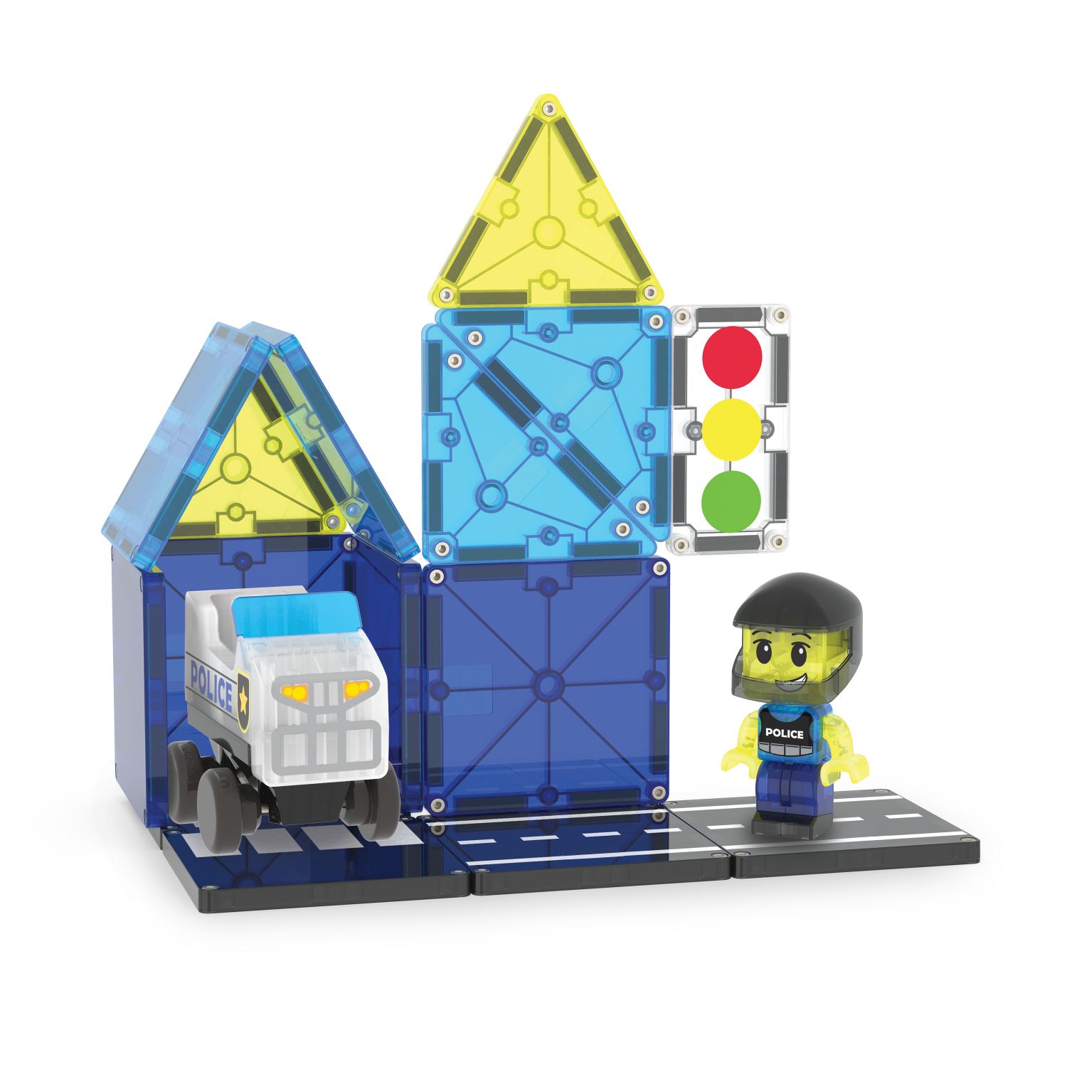 Magna-Tiles® Police Patrol - 20 Teile – Bild 4
