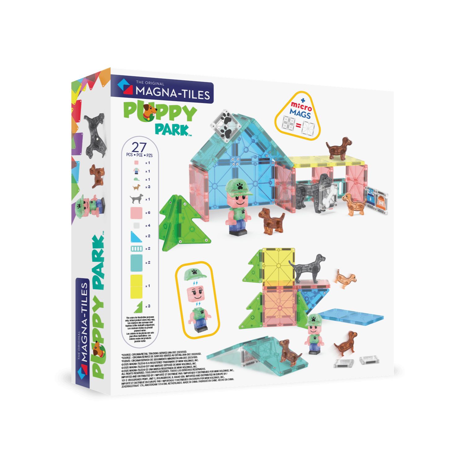 Magna-Tiles® Puppy Park - 27 Teile – Bild 2