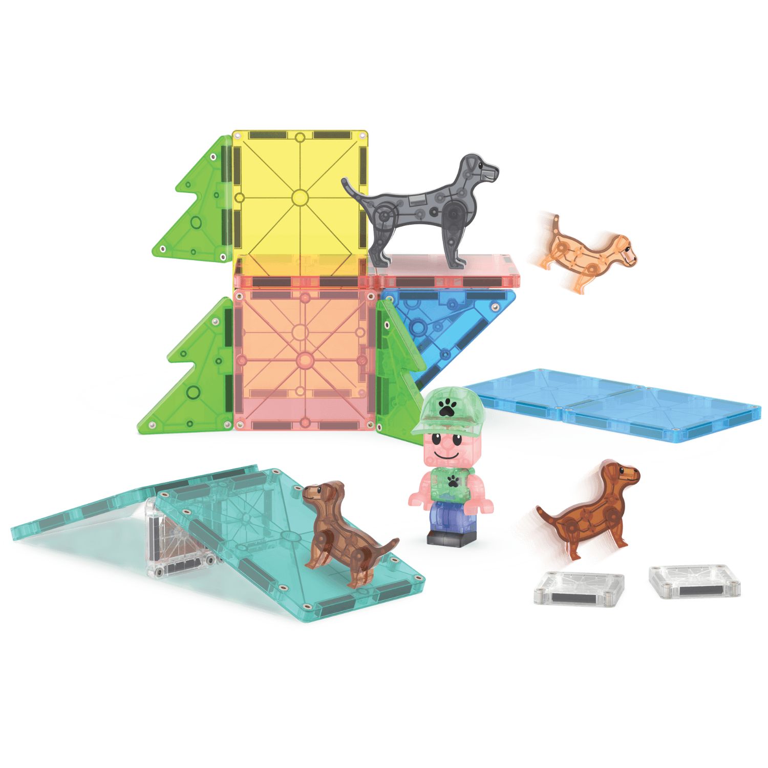 Magna-Tiles® Puppy Park - 27 Teile – Bild 4