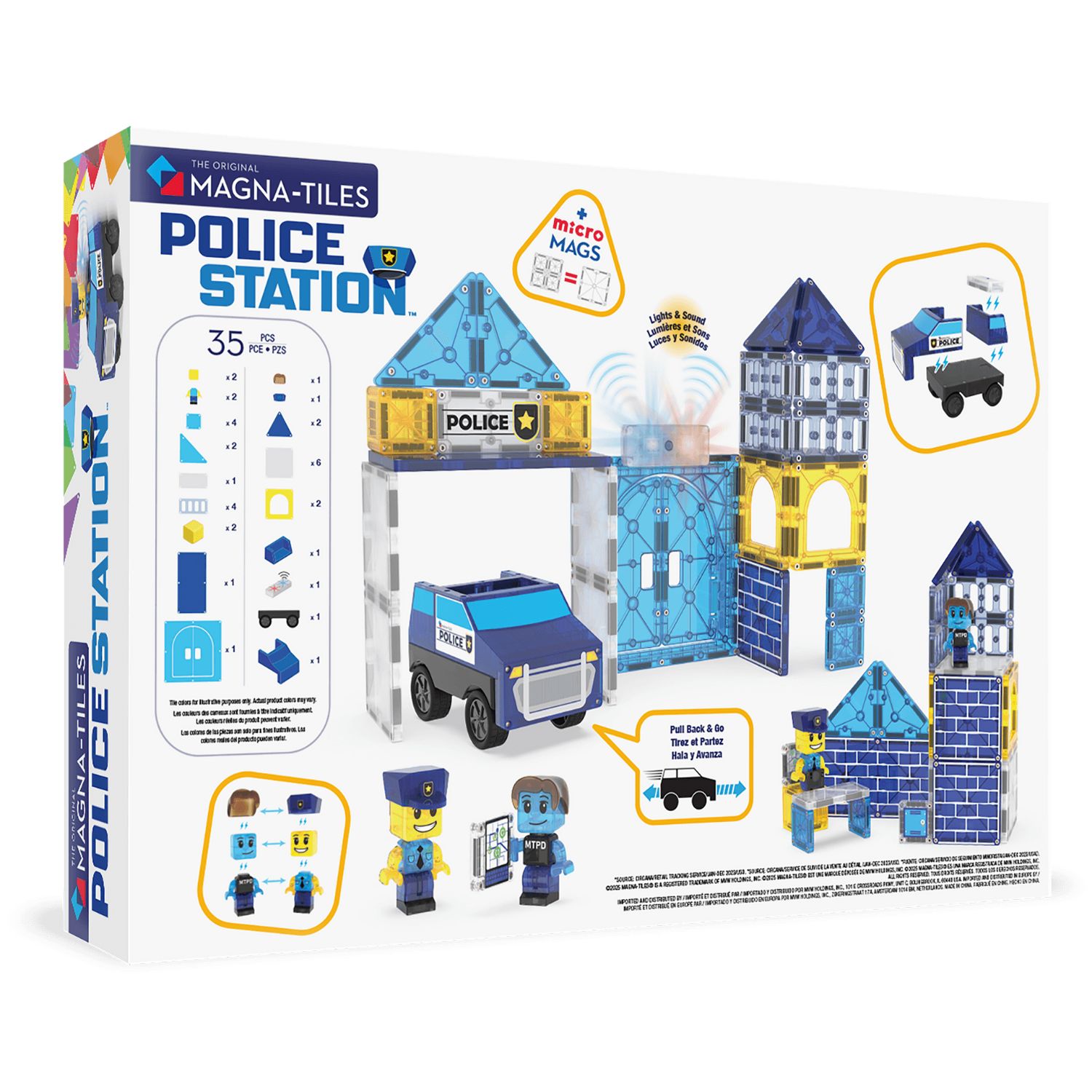 Magna-Tiles® Police Station - 35 Teile – Bild 2