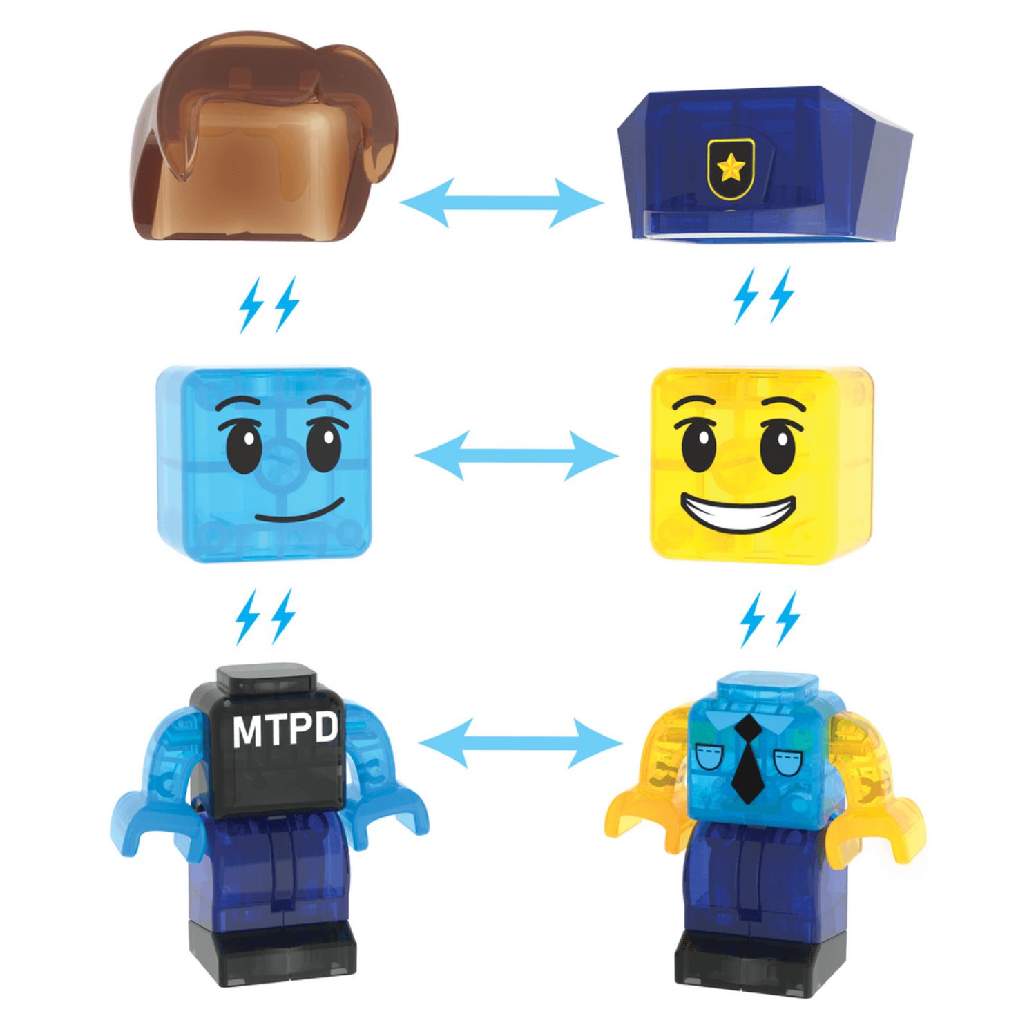 Magna-Tiles® Police Station - 35 Teile – Bild 6