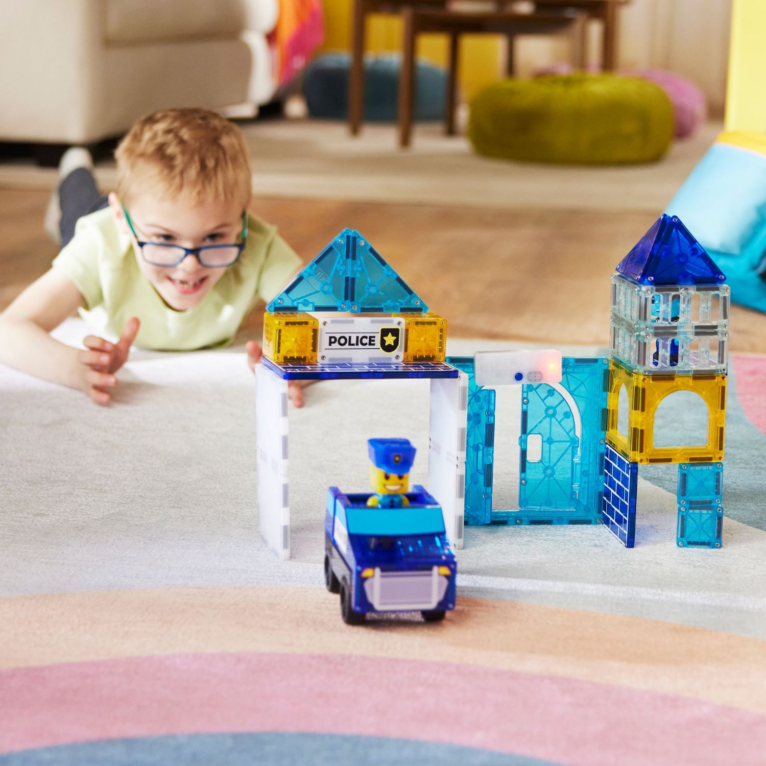 Magna-Tiles® Police Station - 35 Teile – Bild 7