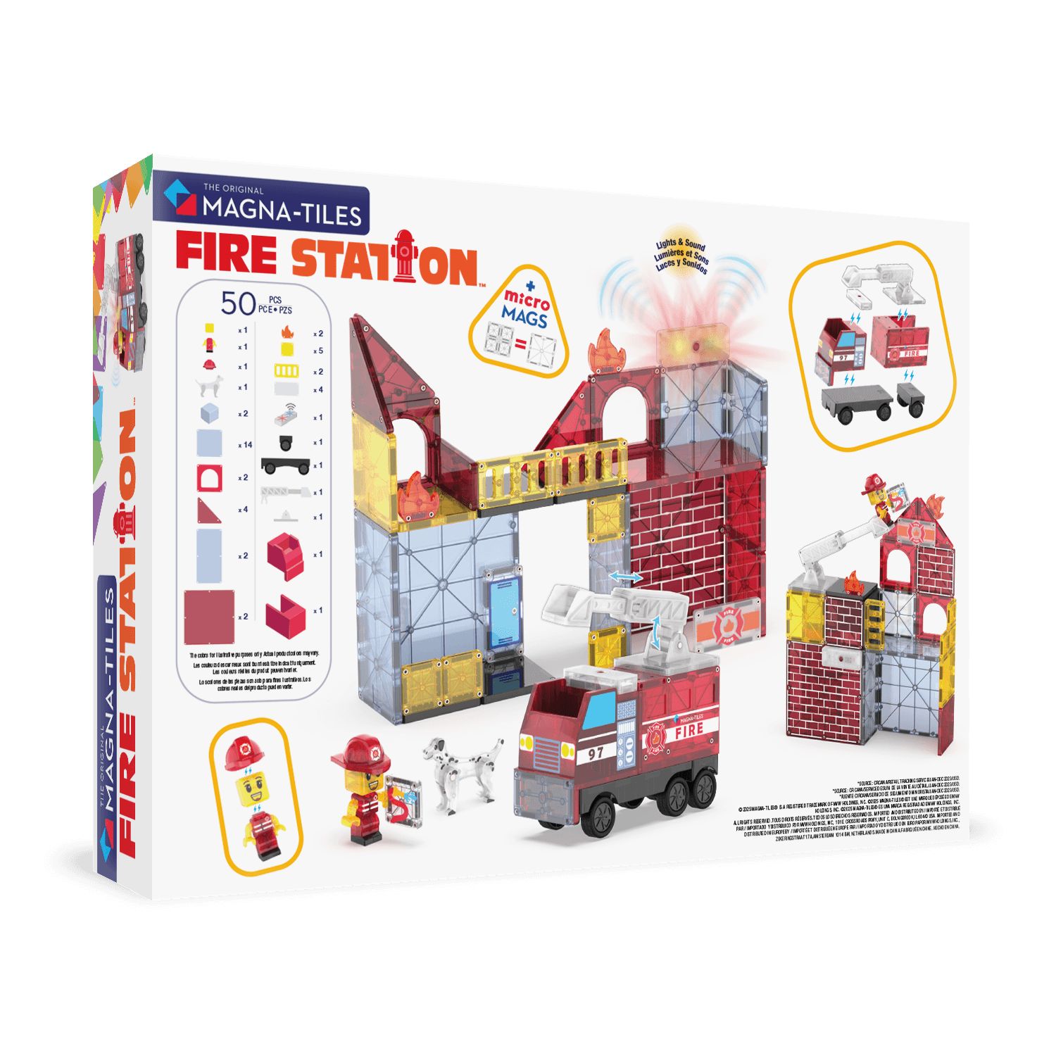 Magna-Tiles® Fire Station - 50 Teile – Bild 5