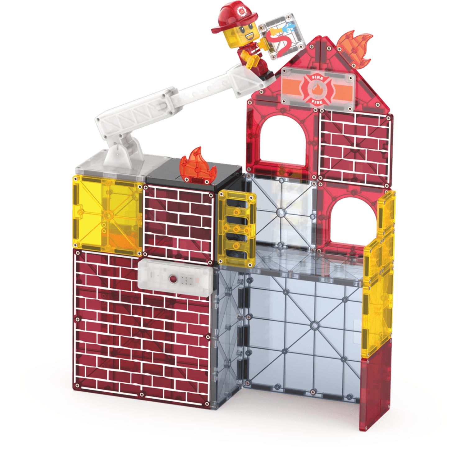 Magna-Tiles® Fire Station - 50 Teile – Bild 7