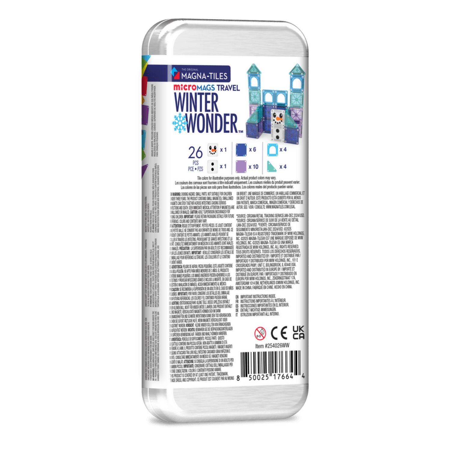 Magna-Tiles®  WinterWonderland Travel Set 26-teiliges Reiseset – Bild 2