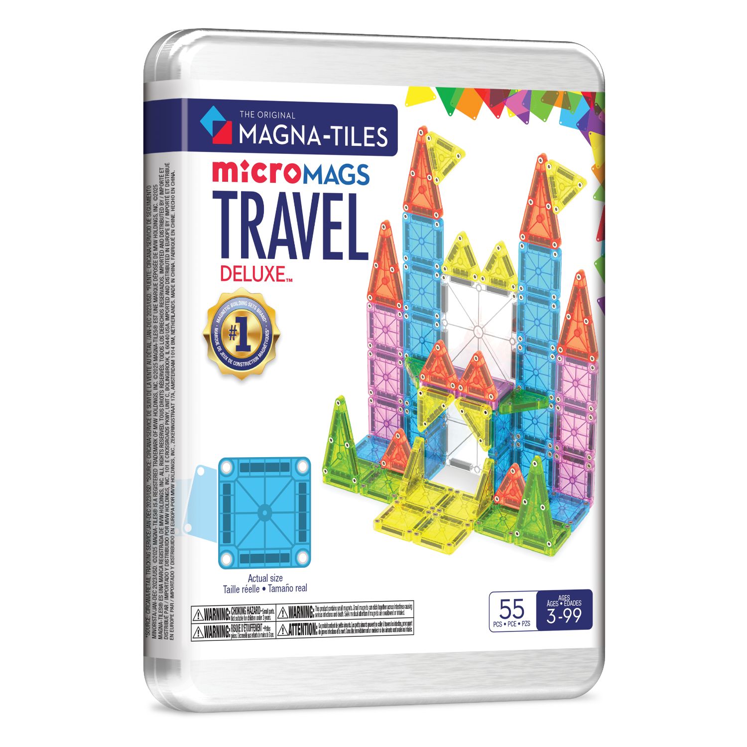 Magna-Tiles® MicroMAGS Travel Deluxe - 55 Teile – Bild 3