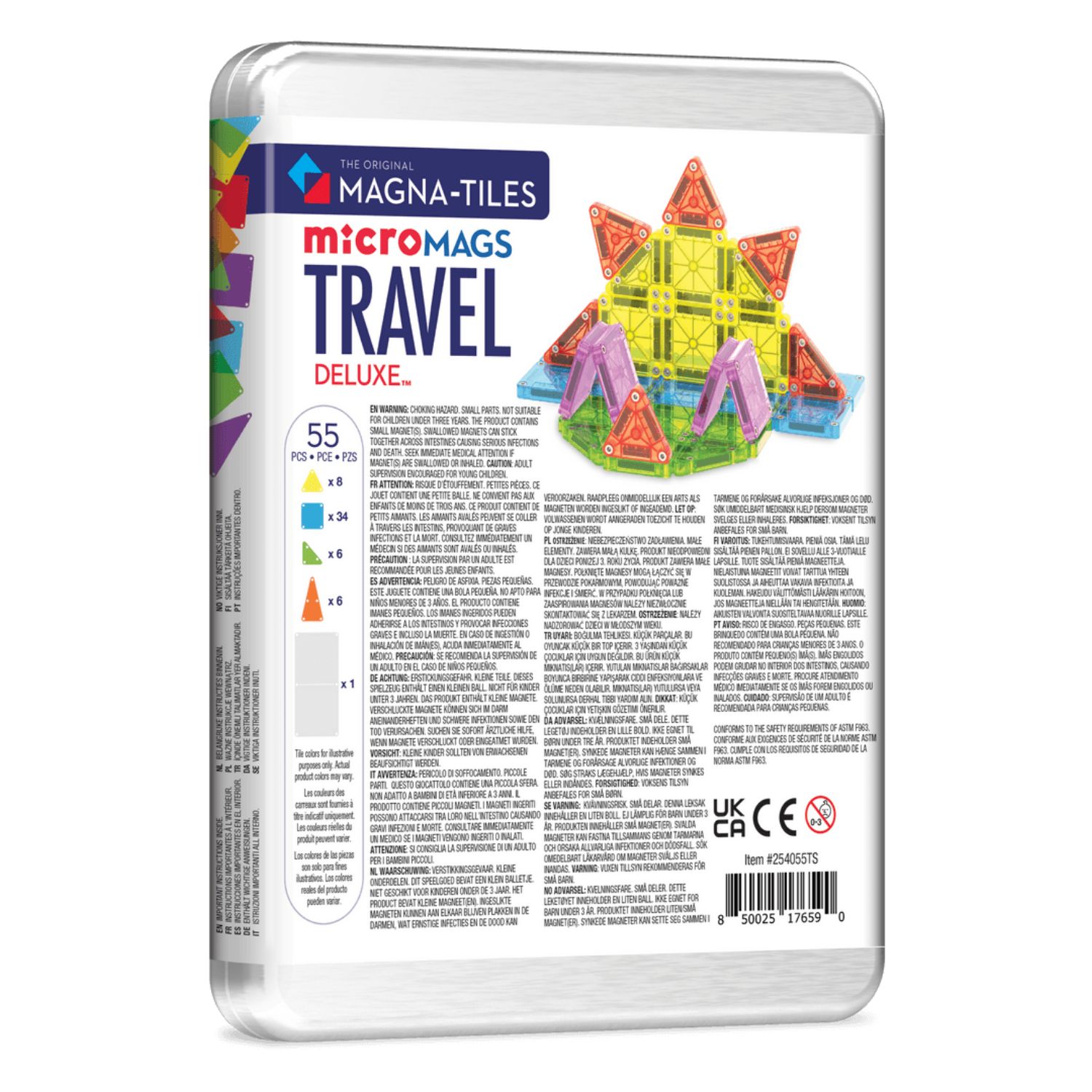 Magna-Tiles® MicroMAGS Travel Deluxe - 55 Teile – Bild 4