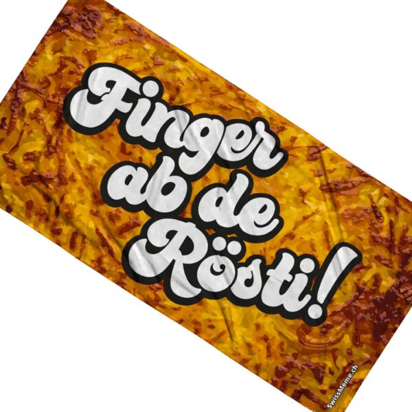 Badetuch - Finger ab de Rösti