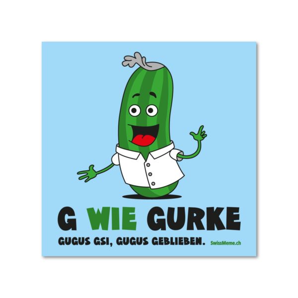 Mini Büchlein - G wie Gurke