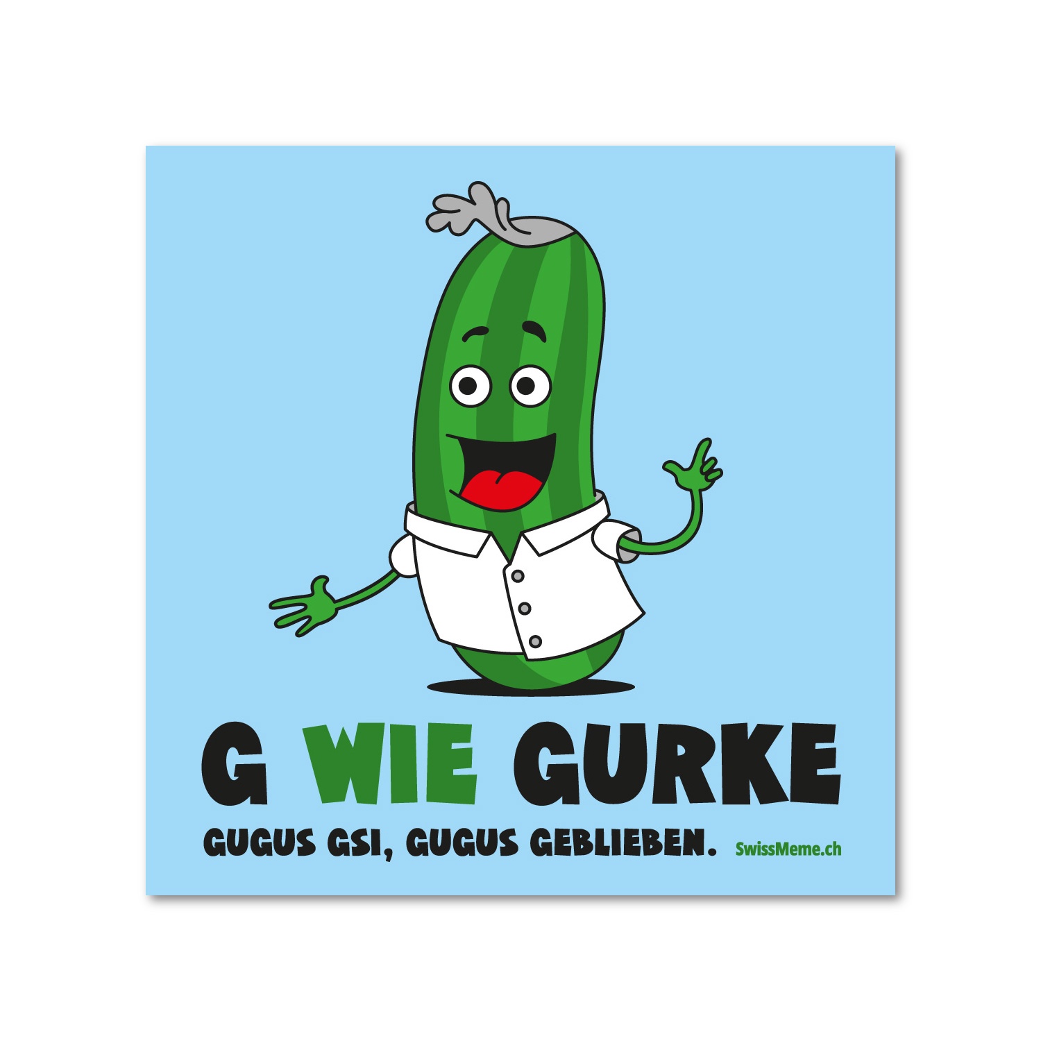 Mini Büchlein - G wie Gurke