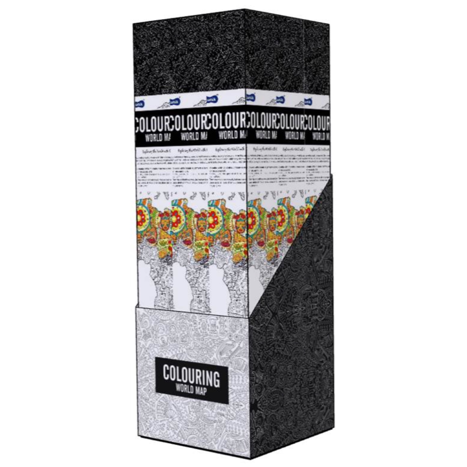 UPCM2333P_1 Colouring World-Map Set - Weltkarte zum ausmalen – Bild 1