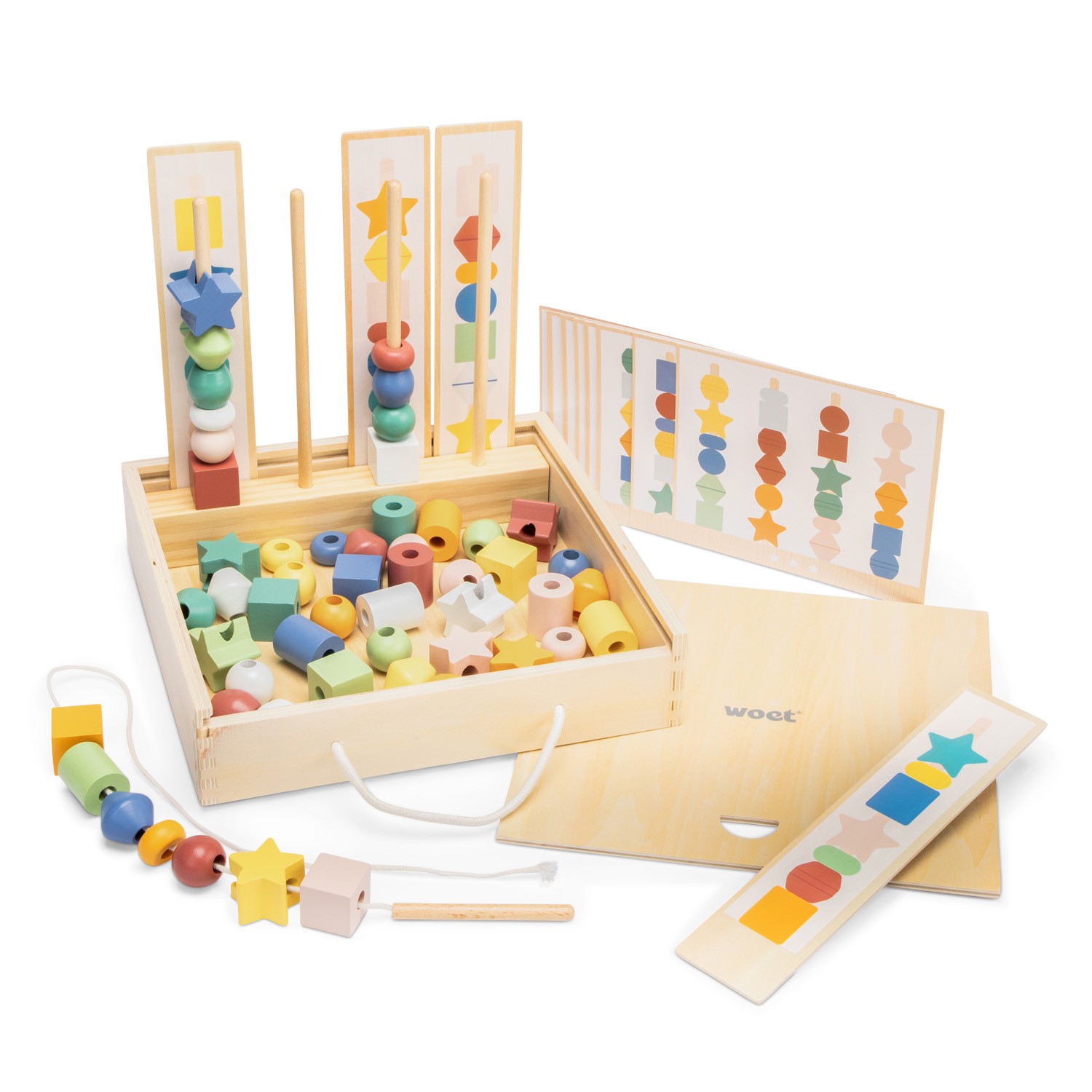 Perlen-Fädelspiel – Bild 2