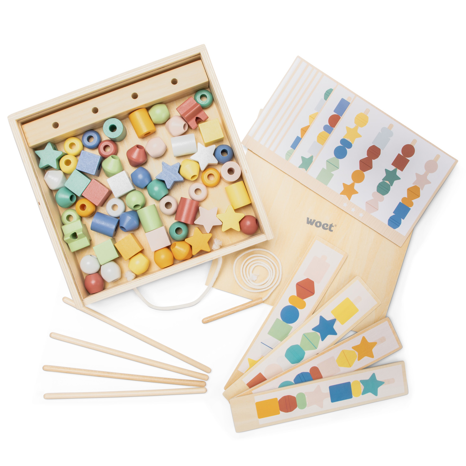 Perlen-Fädelspiel – Bild 3