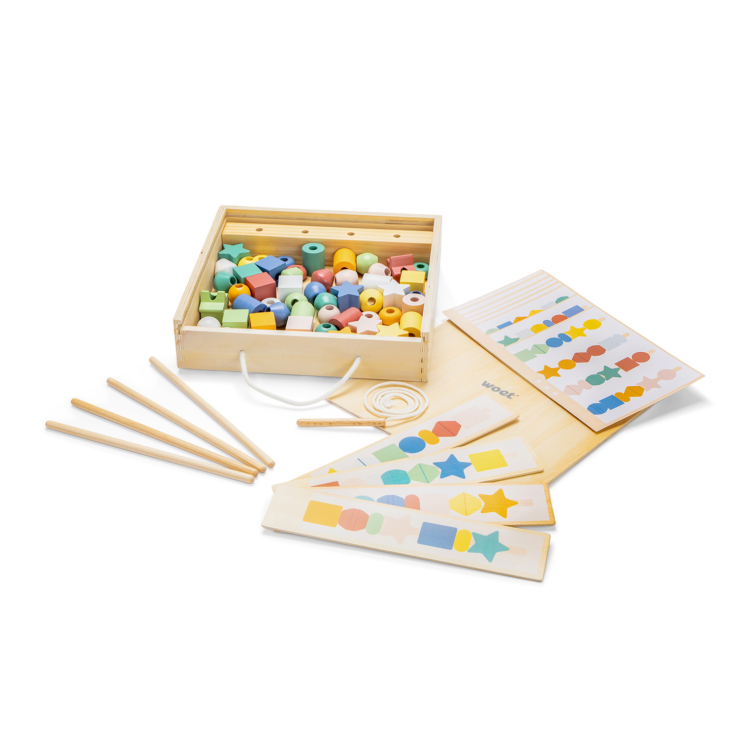 Perlen-Fädelspiel – Bild 4