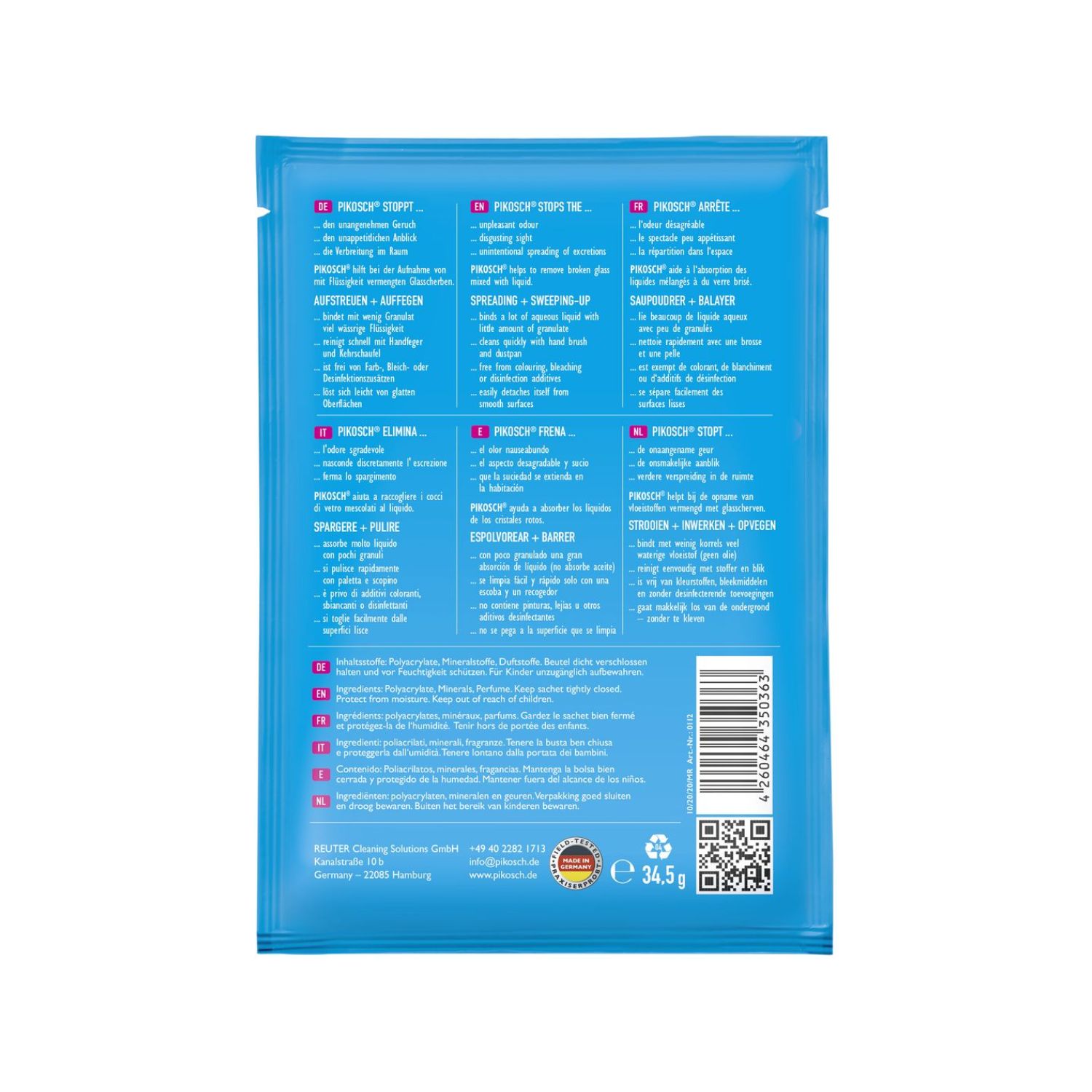 Pikosch Professional Wegmachpulver Beutel – Bild 2