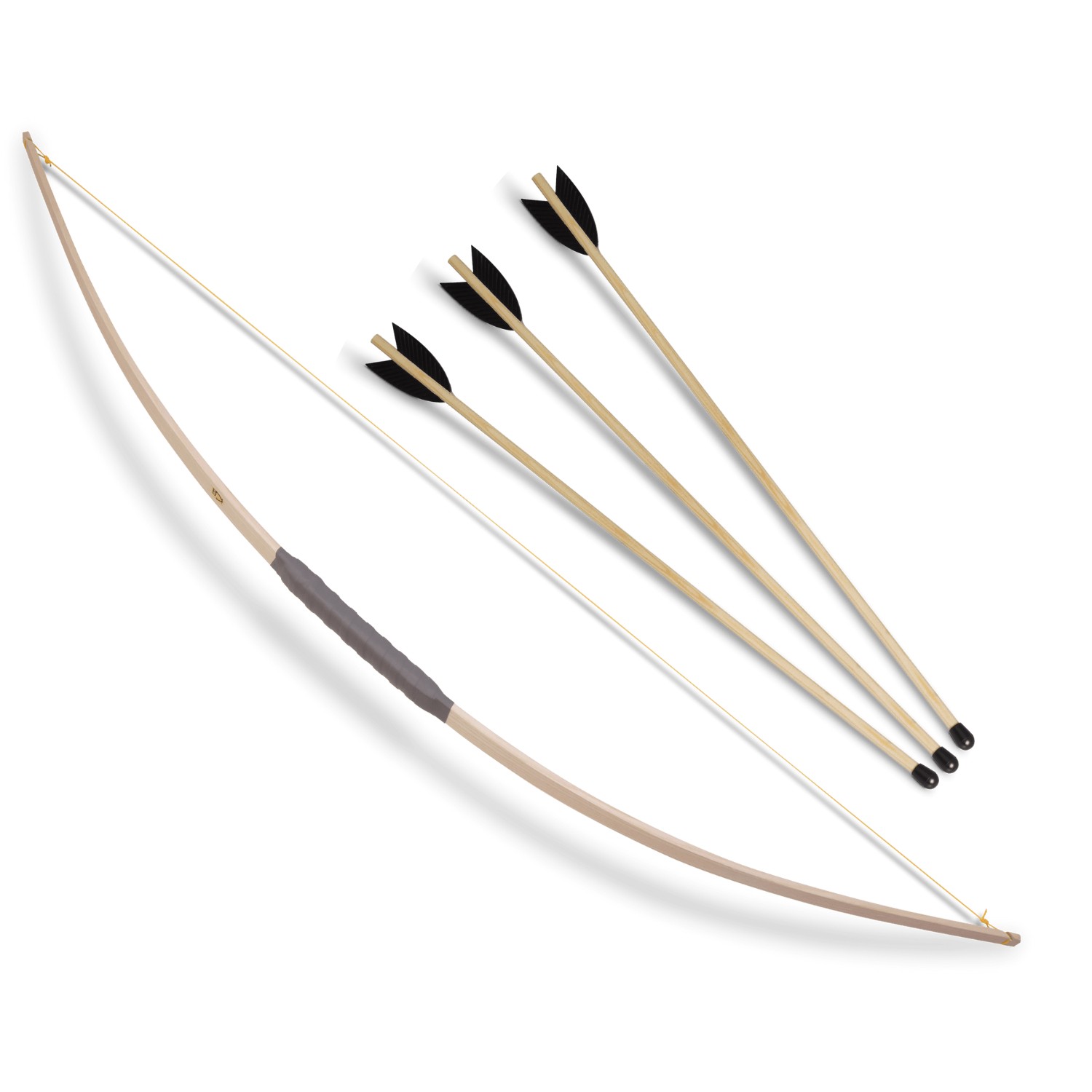 sal1251_1 Kinder-Sport-Bogen Esche,120cm +3x1253, 50cm Pfropfen-Pfeil – Bild 1