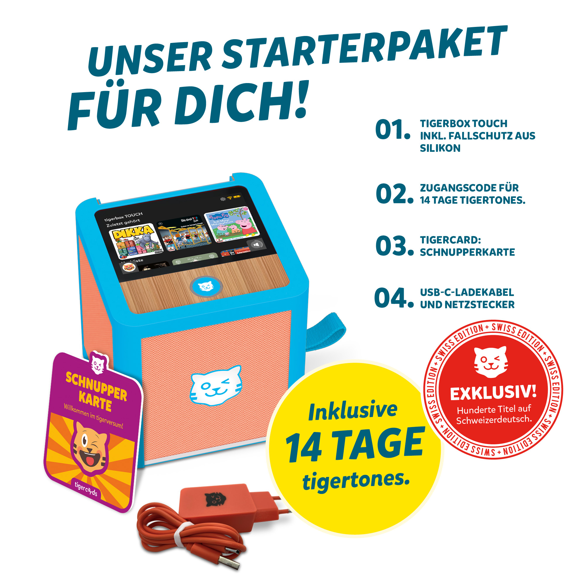 tigerbox TOUCH PLUS (Coral Beach) - Swiss-Edition – Bild 3