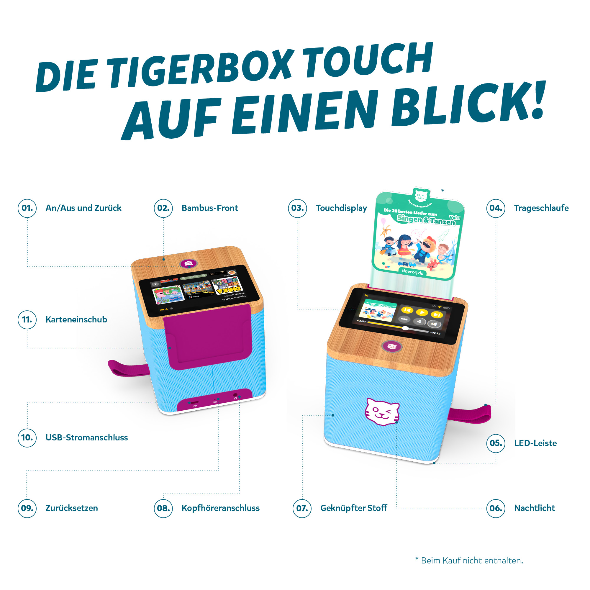 tigerbox TOUCH PLUS (Miami Sky) - Swiss-Edition – Bild 10