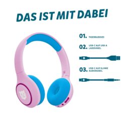 tigerbuddies Kinderkopfhörer - Fresh Candy Swiss-Edition – Bild 2