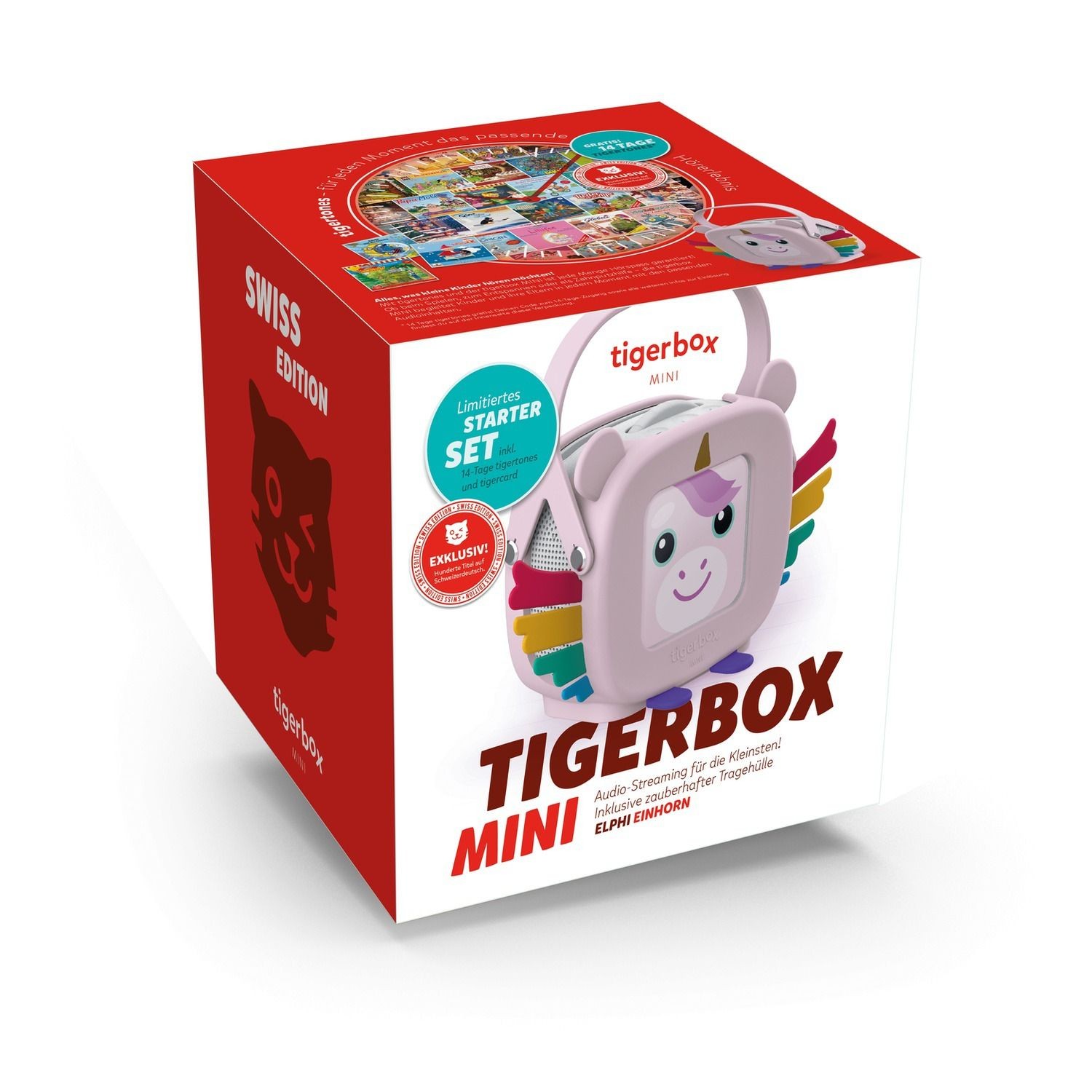 Alternative view of tigerbox MINI Startpaket - Elphi Einhorn - Swiss-Edition