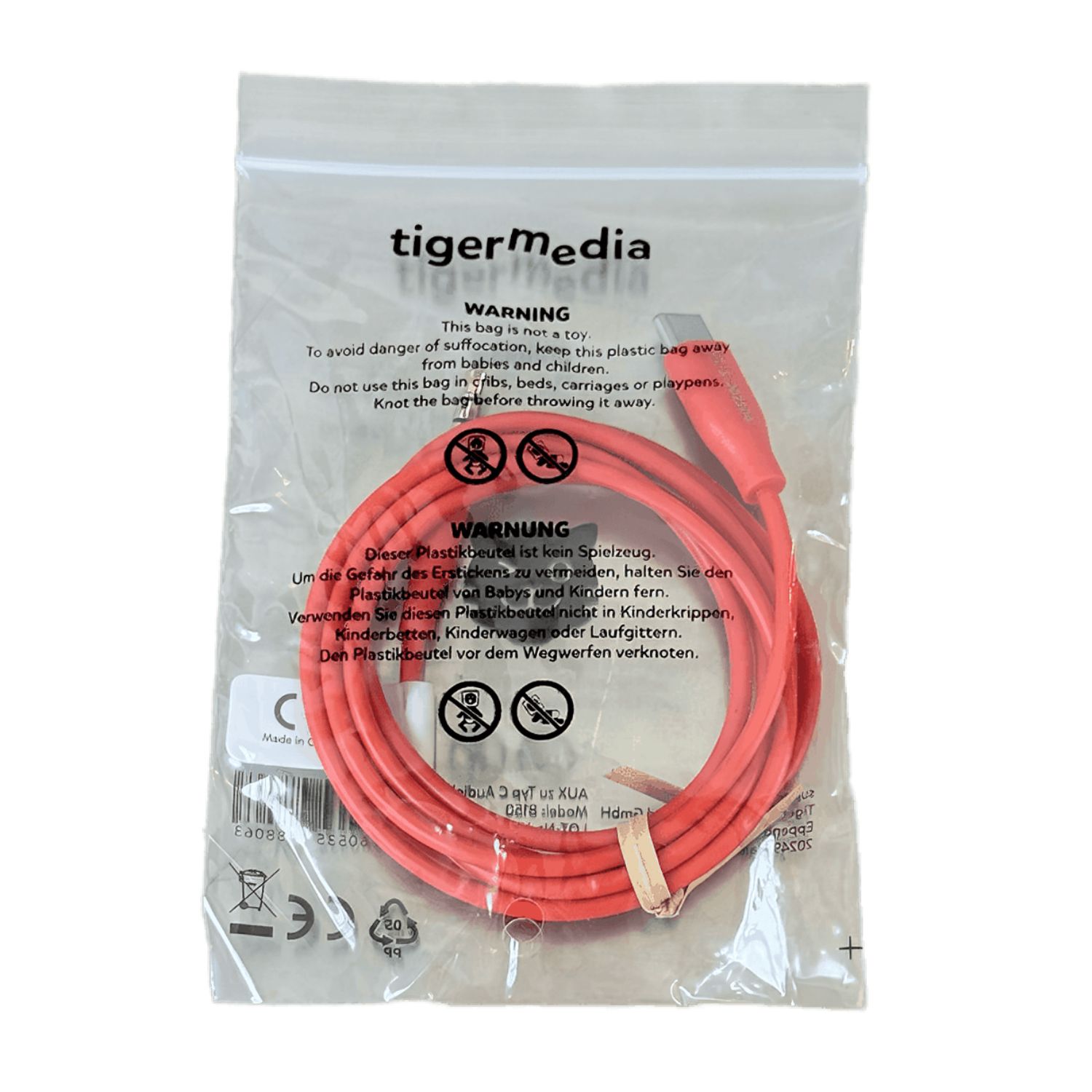 Audiokabel für tigerbuddies - AUX zu USB-C