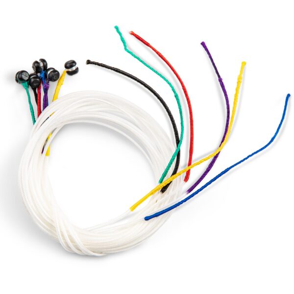 Komplettset mit 6 verschiedenen Gitarrensaiten - Nylon