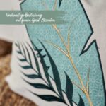 Ramadan Kissenbezug – türkis – Bild 3